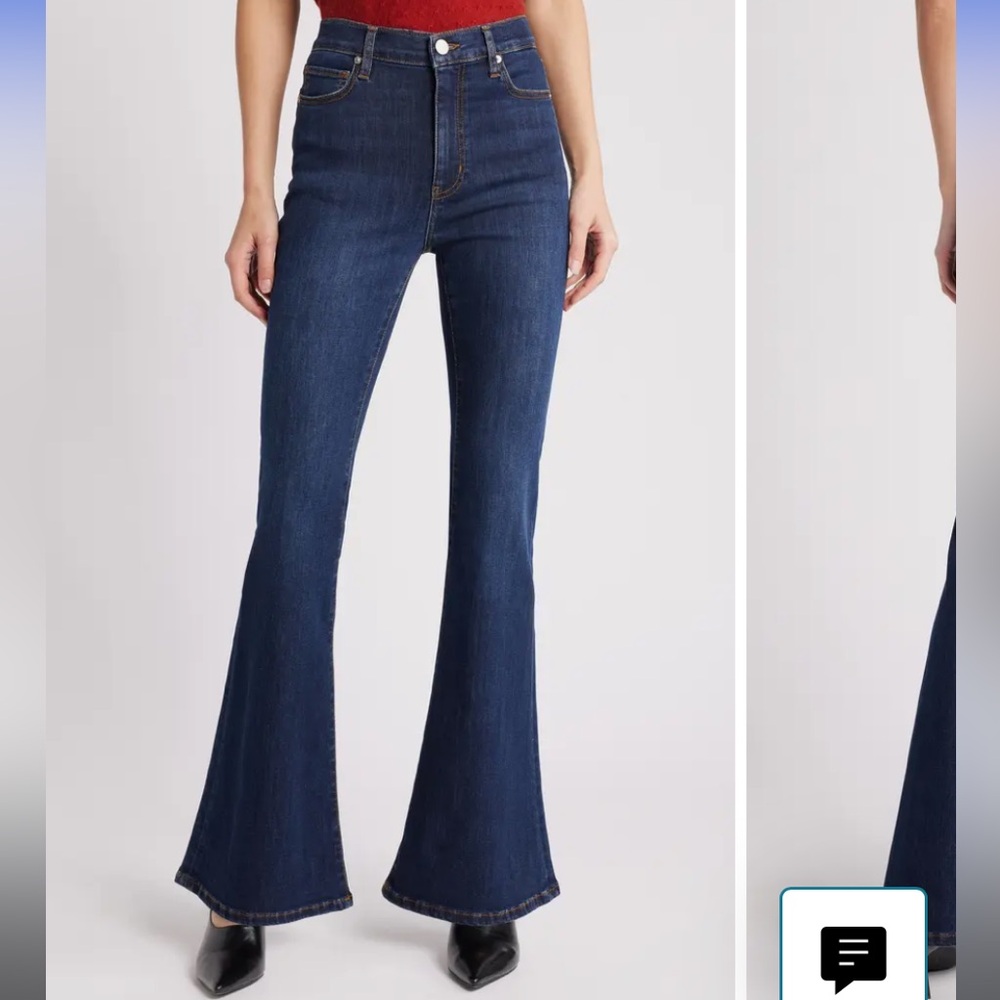 Frame Denim Blue Flare high rise Jeans - Picture 5 of 5
